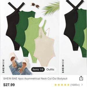 Four small bodysuits